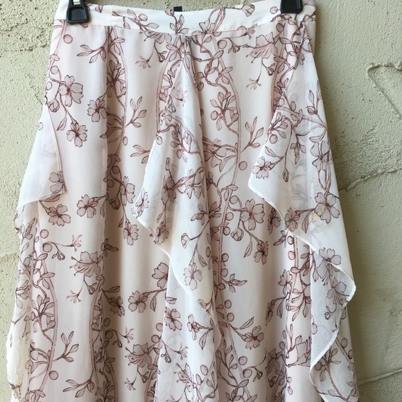 BCBG MaxAzria Amalli  Floral Maxi Skirt size 0 - Picture 6 of 14